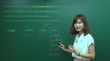 Bài test Tiếng Anh học kỳ 1 - 12 - Cô Hương Fiona - PEN-I 2019