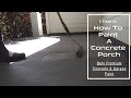 How To Paint A Concrete Porch ~ DIY In 5 Steps ~ Behr Premium Concrete & Garage Paint