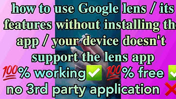 Use Google lens in any android device 💯%working ✅ no 3rd party app❌ no root ❌ no mod apk ❌by #sammad