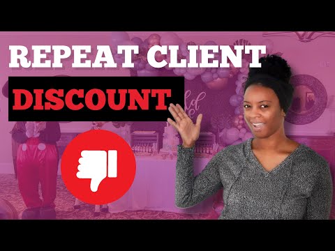 Should You ALWAYS Give Repeat Clients A Discount??!!!