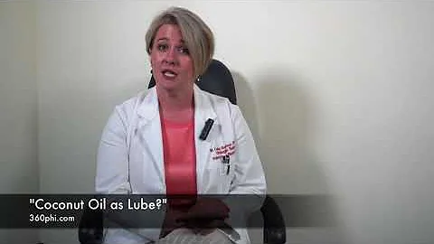 How do you use coconut oil as a lubricant?