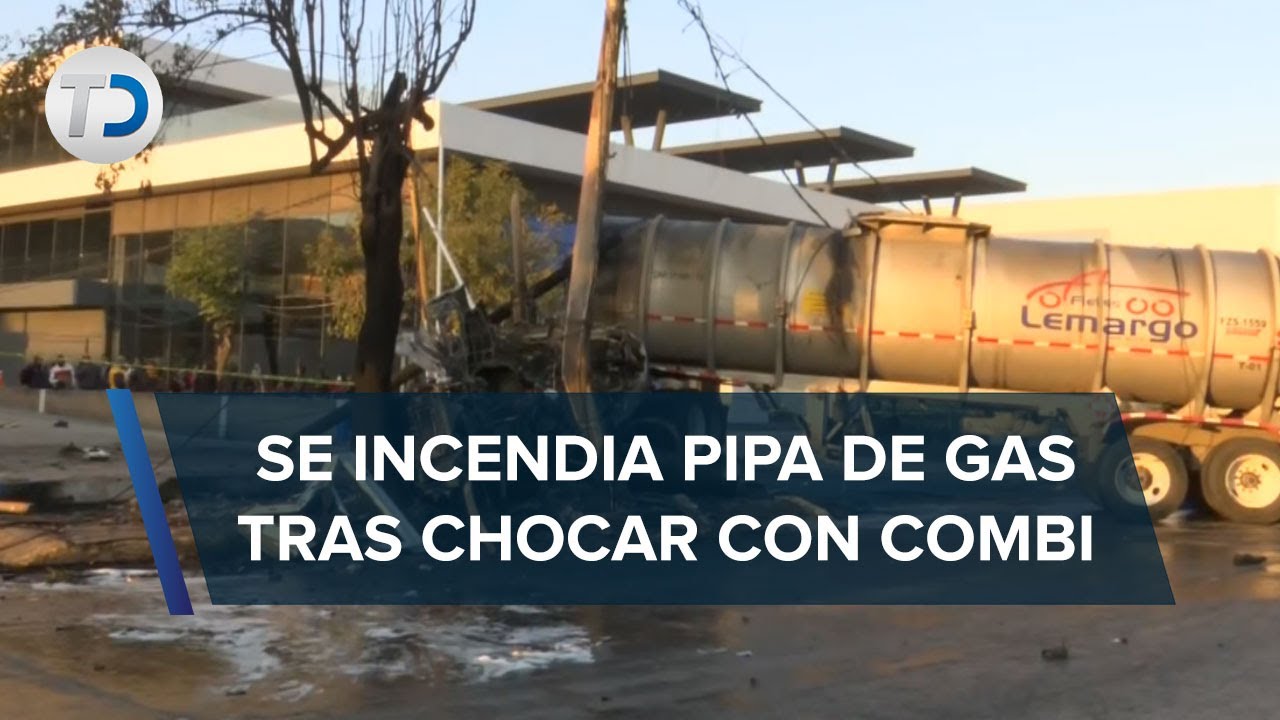 Choque entre pipa y combi deja 10 heridos y una persona muerta en Coacalco