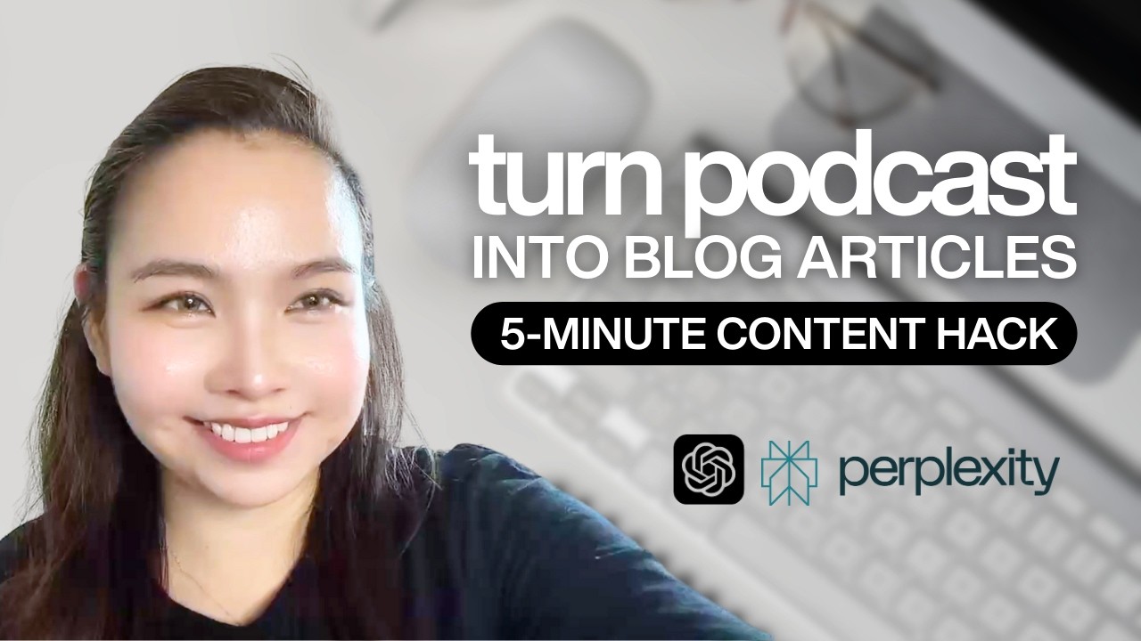 Как превратить подкаст в оптимизированную статью для блога менее чем за 5 минут | Пошаговое руков...