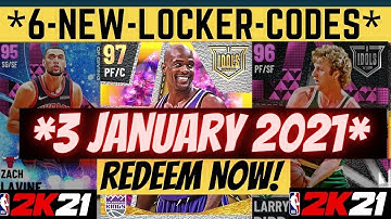 NBA 2K21 Locker Codes | Locker Codes 2K21 | 6 My Team Locker Codes| 2K21 Locker Codes | Next Gen