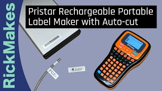 Celebrity Pristar Rechargeable Portable Label Maker with Auto-cut Wealth
