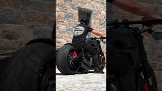 Harley Davidson || Black Beast | Air suspension #motorcycle #viral #harleydavidson 883