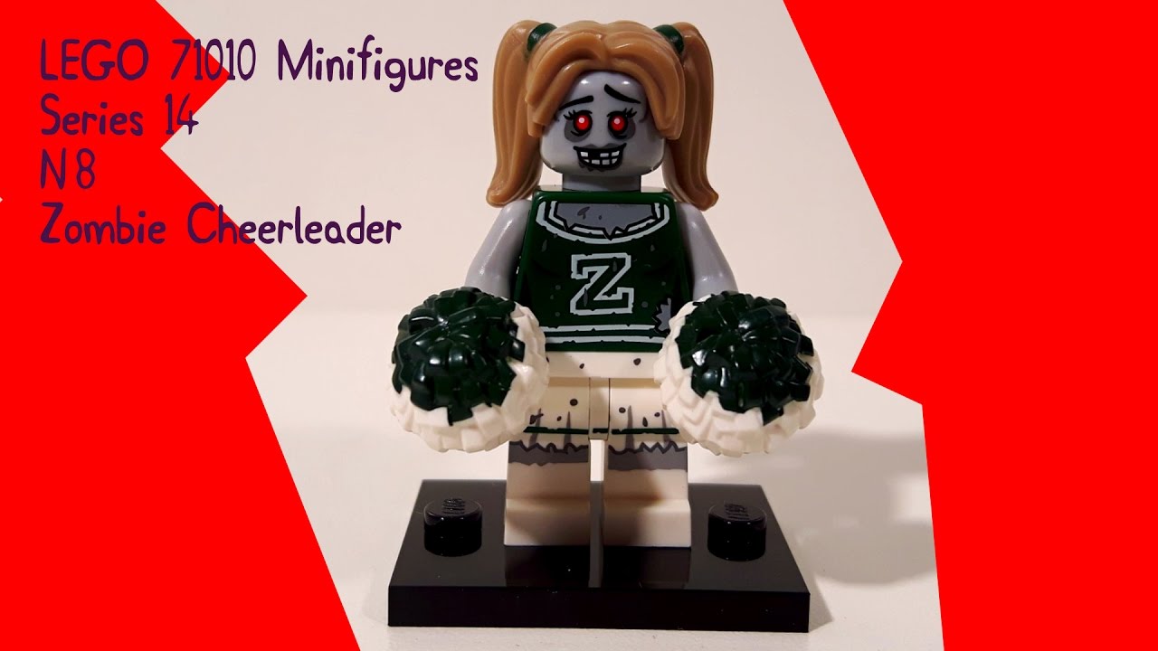 LEGO Zombie Cheerleader 71010 Minifigures Series 14 YouTube