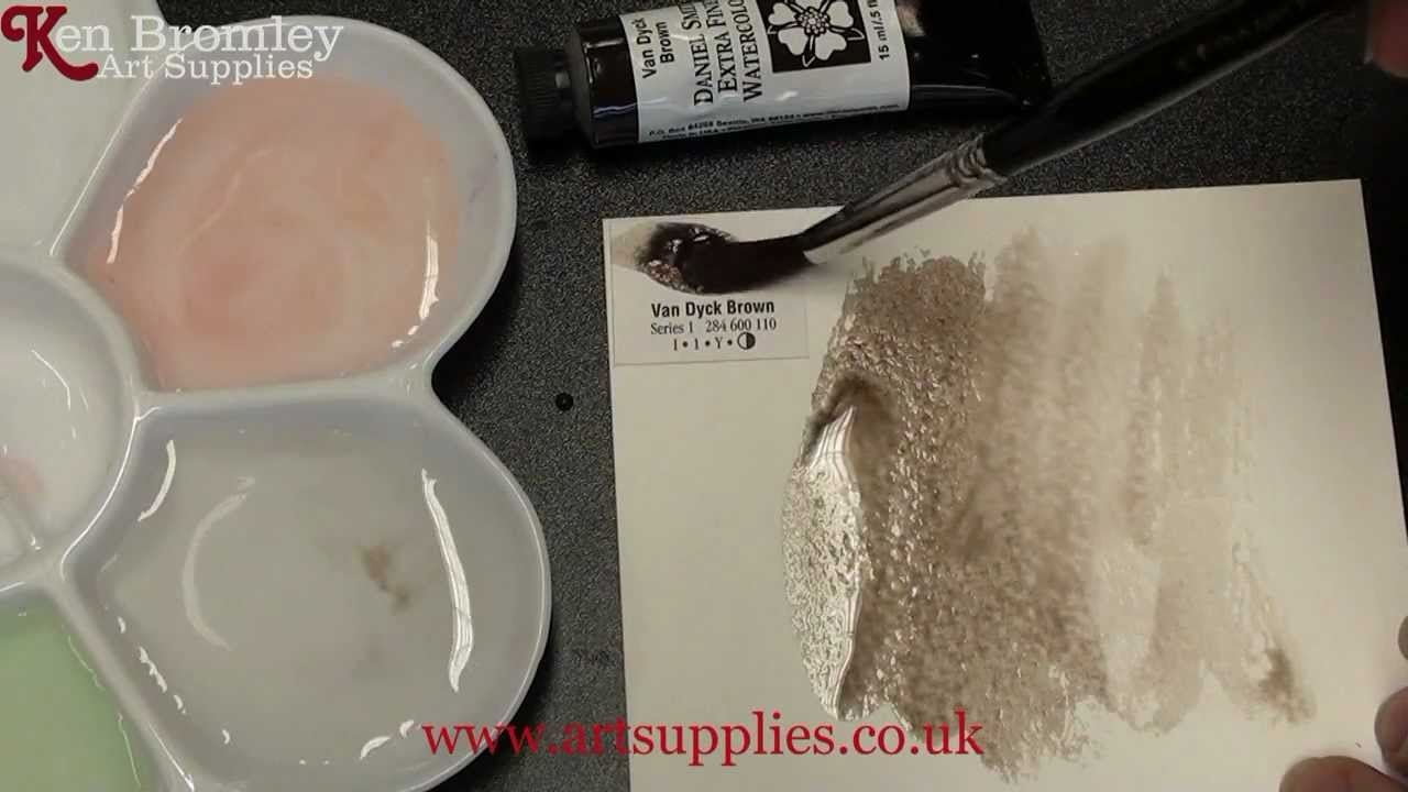 Daniel Smith Extra Fine Watercolour Van Dyck Brown 110 Series 1