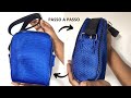 BOLSA TRANSVERSAL / Passo a Passo Fácil / MÁQUINA DOMÉSTICA