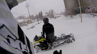 Cheyenne snowstorm March 14, 2021 Urban riding