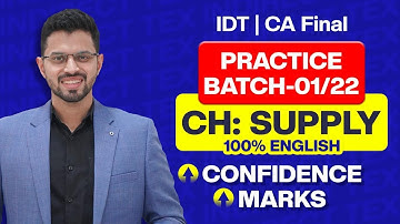 Day 1 - ENGLISH Practice Batch - CA Final IDT | Jan