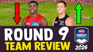 Round 9 Review and Trades | AFL Fantasy 2026