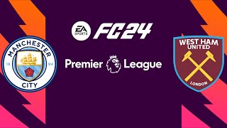 Manchester City vs West Ham United | Emirates Stadium | 2023-24 Premier League | EA FC 24