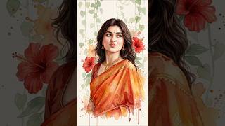 Watercolor AI Portrait Editing Tutorial | Viral ai Painting for Girls #colorportrait #photoediting