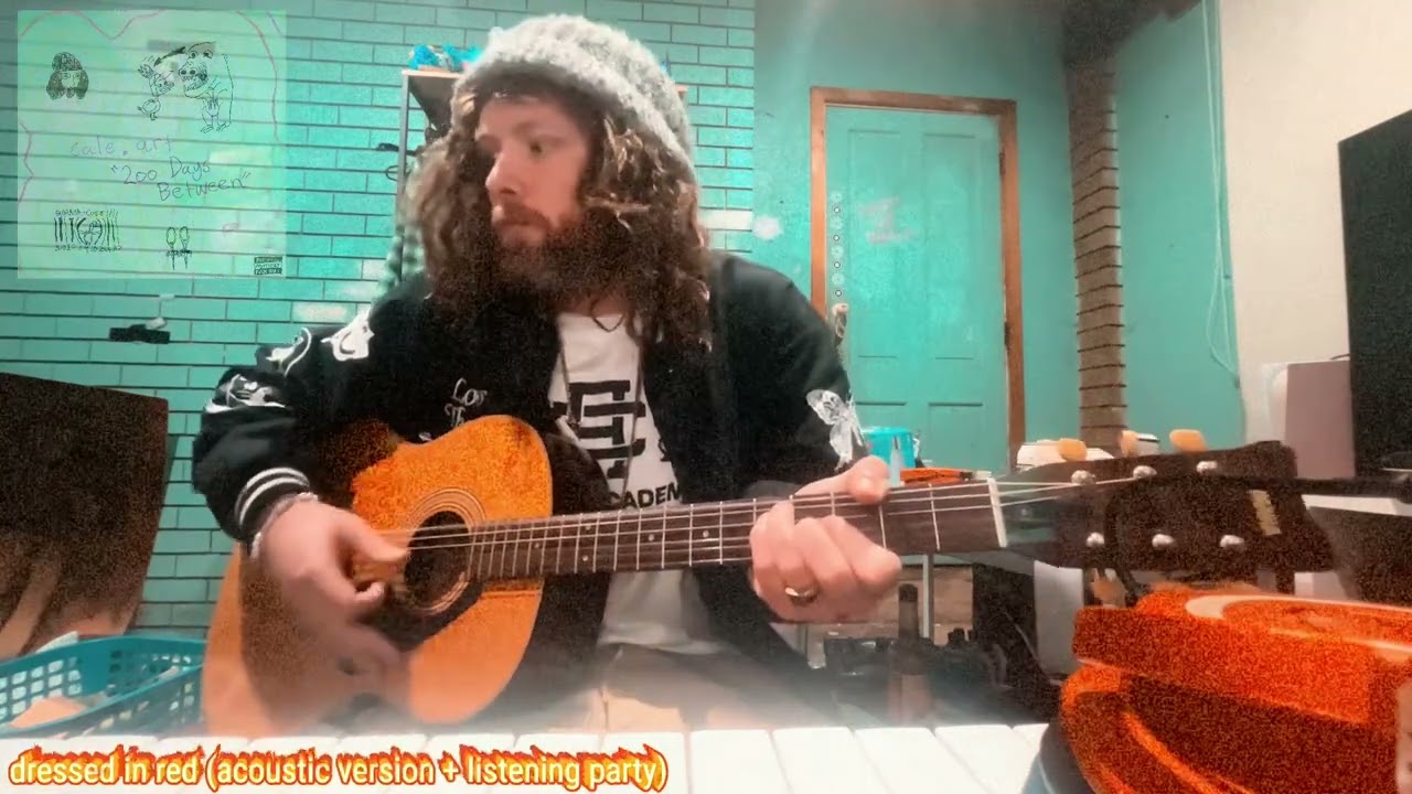 Cale Anderson | cale.art | Dressed In Red (Alternative Tuning: Acoustic Version) + Listening Party!