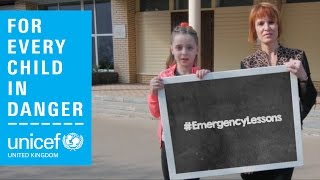 Emergency Lessons - My Favourite Teacher @UNICEFUK