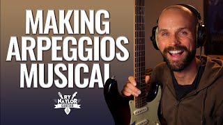How to practice guitar arpeggios in a musical way