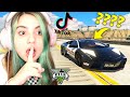 TESTEI os TIK TOKS mais VIRAIS DO GTA V no JOGO!! ENCONTREI o CARRO POLICIAL SECRETO e MITEI..