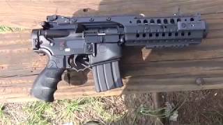 50 Beowulf 7 5 Short Barrel Rifle Chronographed Youtube