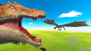 Baby Dragon VS Giant Carnivorous Dinosaurs 5.0 - Animal Revolt Battle Simulator