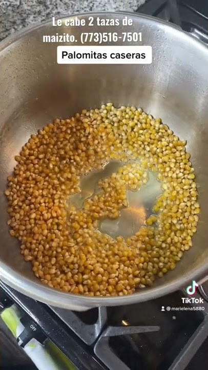 Máquina para hacer palomitas de maíz naturales en tu casa