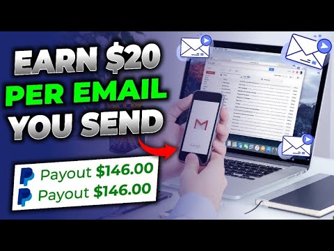 Earn $20.00+ Per Email Sent! Get Paid to send Emails | Make Money Online Sending Emails 2023