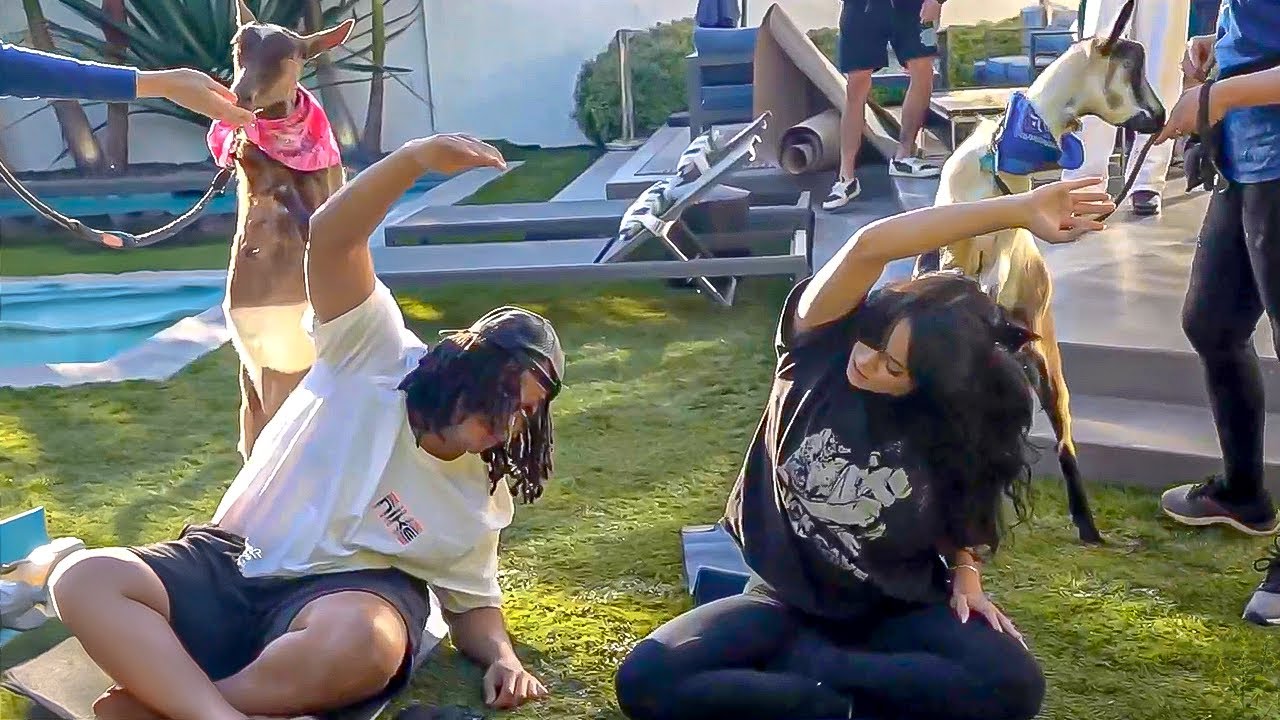 Agent Does GOAT YOGA With Cinna for the First Time