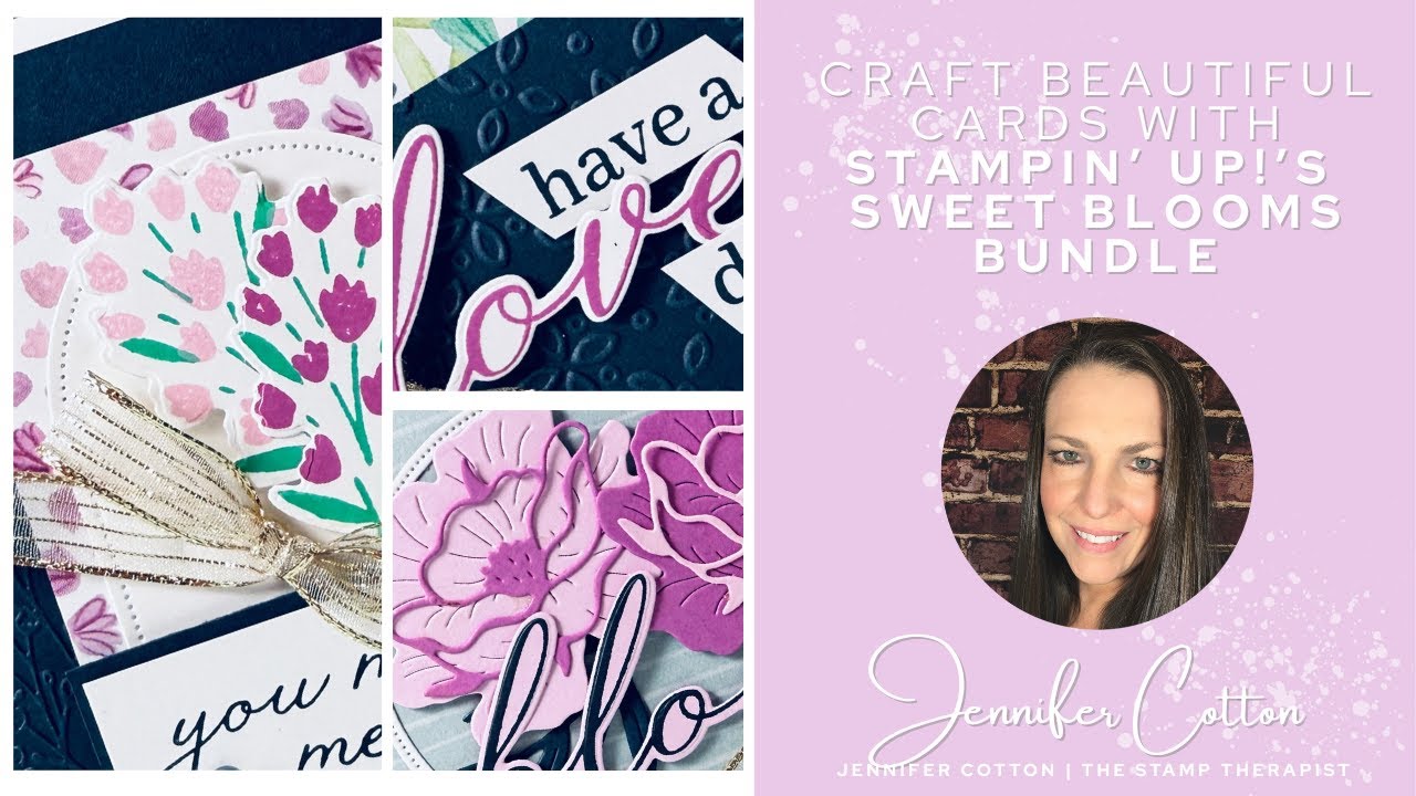 🌸 Free Card Class | New Sweet Blooms Bundle from Stampin' Up