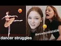 DANCER STRUGGLES