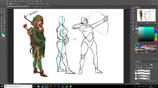 13/21 Attack: Lines — Character Design: Create Your Own RPG Heroine_ENG