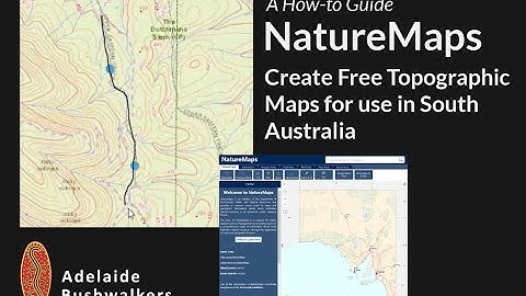 Naturemaps - Create Free Topo Maps for SA