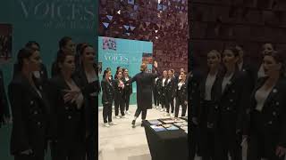 Voices of World, AKM, Istanbul, the choir from Beograd