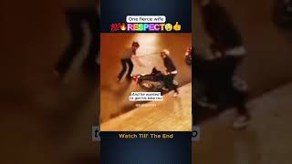 Protecting her man like a boss! �...