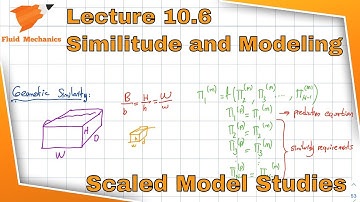 Fluid Mechanics 10.6 - Similitude and Modeling; Scaled Model
