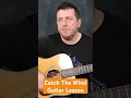 Catch The Wind - Guitar Lesson - Donovan - How To Play