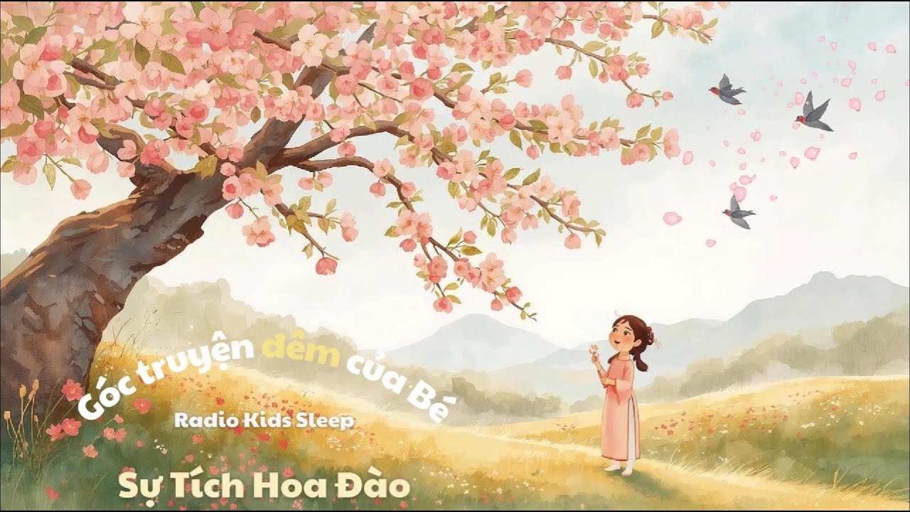 🌙 Sleep 20 | Sự Tích Hoa Đào – Truyện Cổ Tích Việt Nam | Radio Kids Sleep