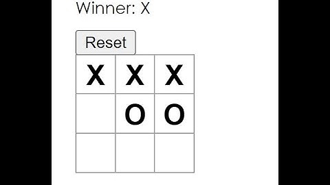React.js Project to Build Tic-Tac-Toe Strategy Board Game in Browser Using Javascript