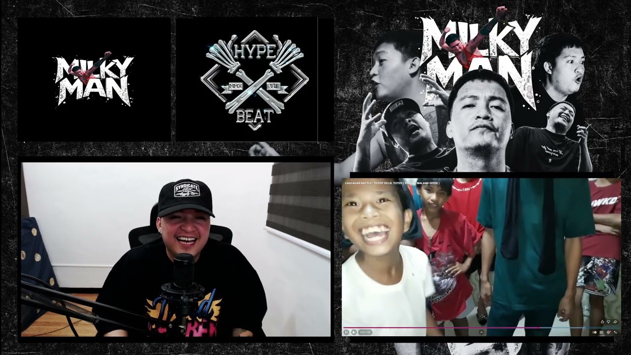 JONAS MILKY MAN : TUTOY VS LIL TUTOY ( VIDEO REACTION )