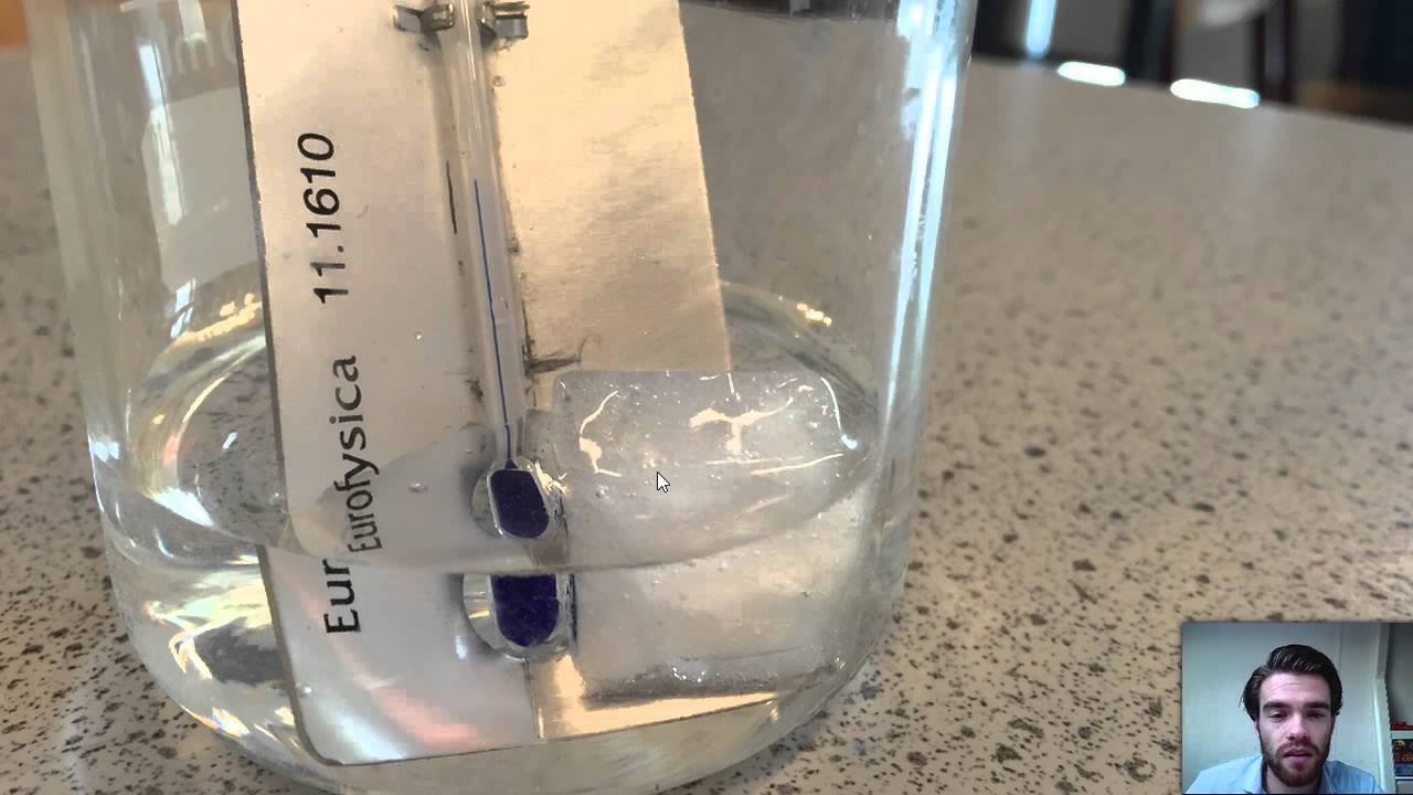 Instructie thermometer ijken - YouTube