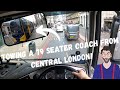 Towing a 79 seater coach from central london