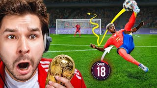 картинка: ЧЕМПИОНАТ МИРА... но РЕЙТИНГ Моих Футболистов = ИХ ВОЗРАСТУ!! (EA Sports FC 25)