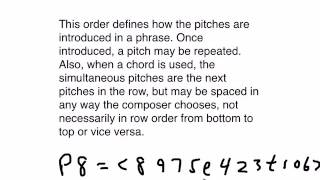 Ordered Segments and Serialism Part 2