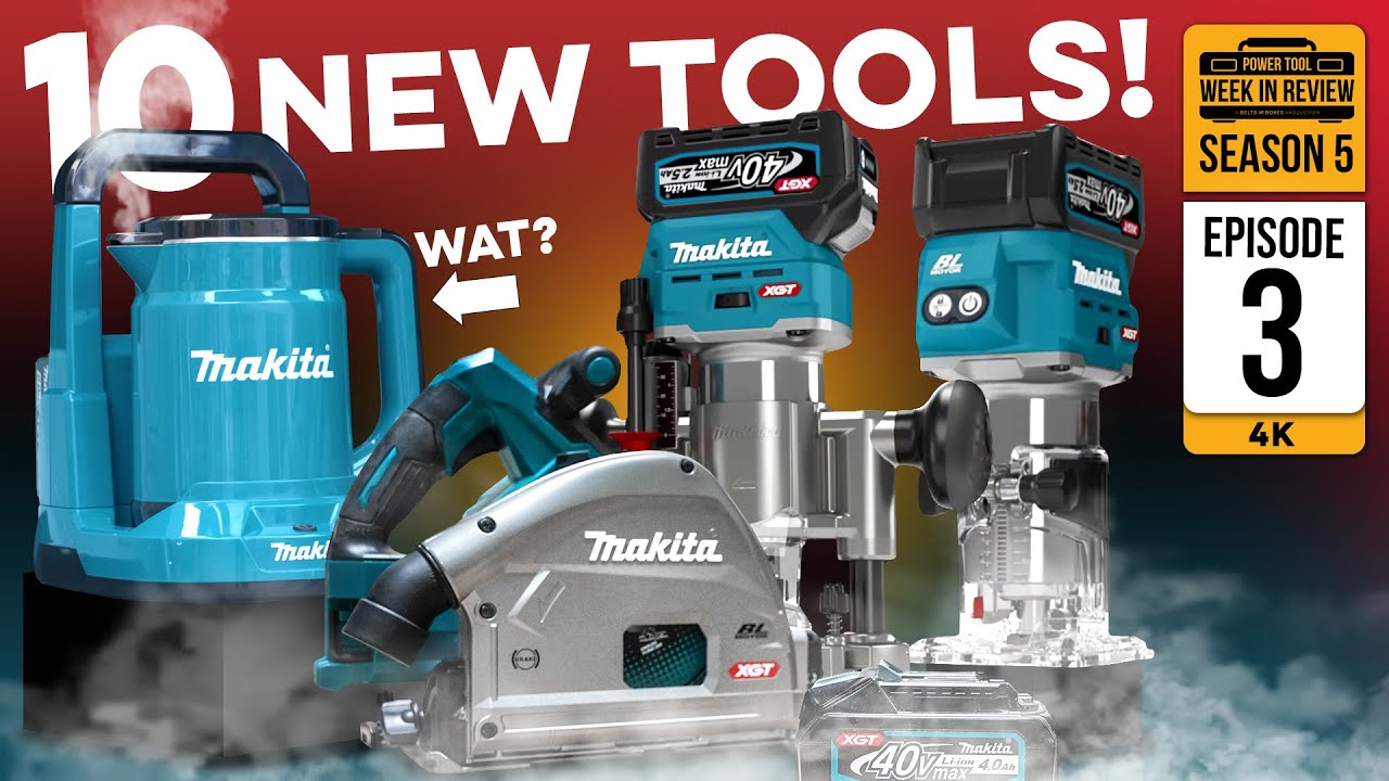 Suri Geografi Flyvningen BREAKING! 10 NEW Makita Tools for 2022 that you won't want to miss! Power  Tool News! - YouTube