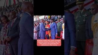 President Ruto Welcomes Senegal’s President Bassirou Diomaye Faye at Mashujaa Day