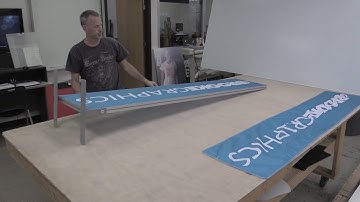 SEG frame assembly and graphic installation