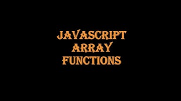 JavaScript Array Functions - Tutorial - UI UX Docs Shrts15