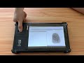 Tablette biomtrique robuste d10  nfc  passeport lectronique oaci  ib columbo  fbi piv et identification mobile fap30  eid