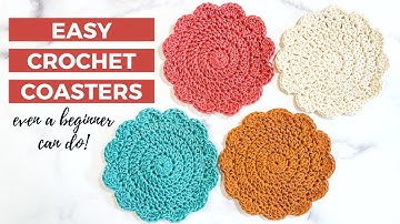 CROCHET 101: How to Crochet the Sunrise Coaster [Stitch-By-Stitch Tutorial for Beginners!]