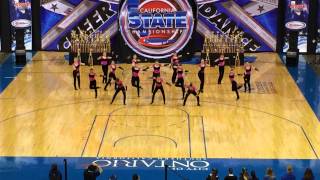 SMCHS JV Jazz at Cheerpros CA State Championships Jan 2014