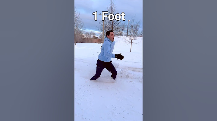 Sprinting with More and More Snow